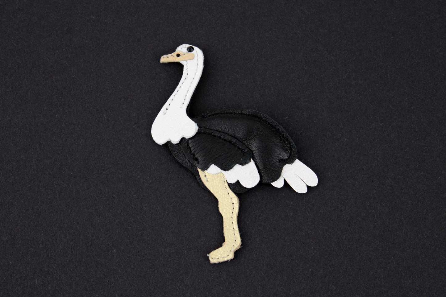 Brooch Ostrich