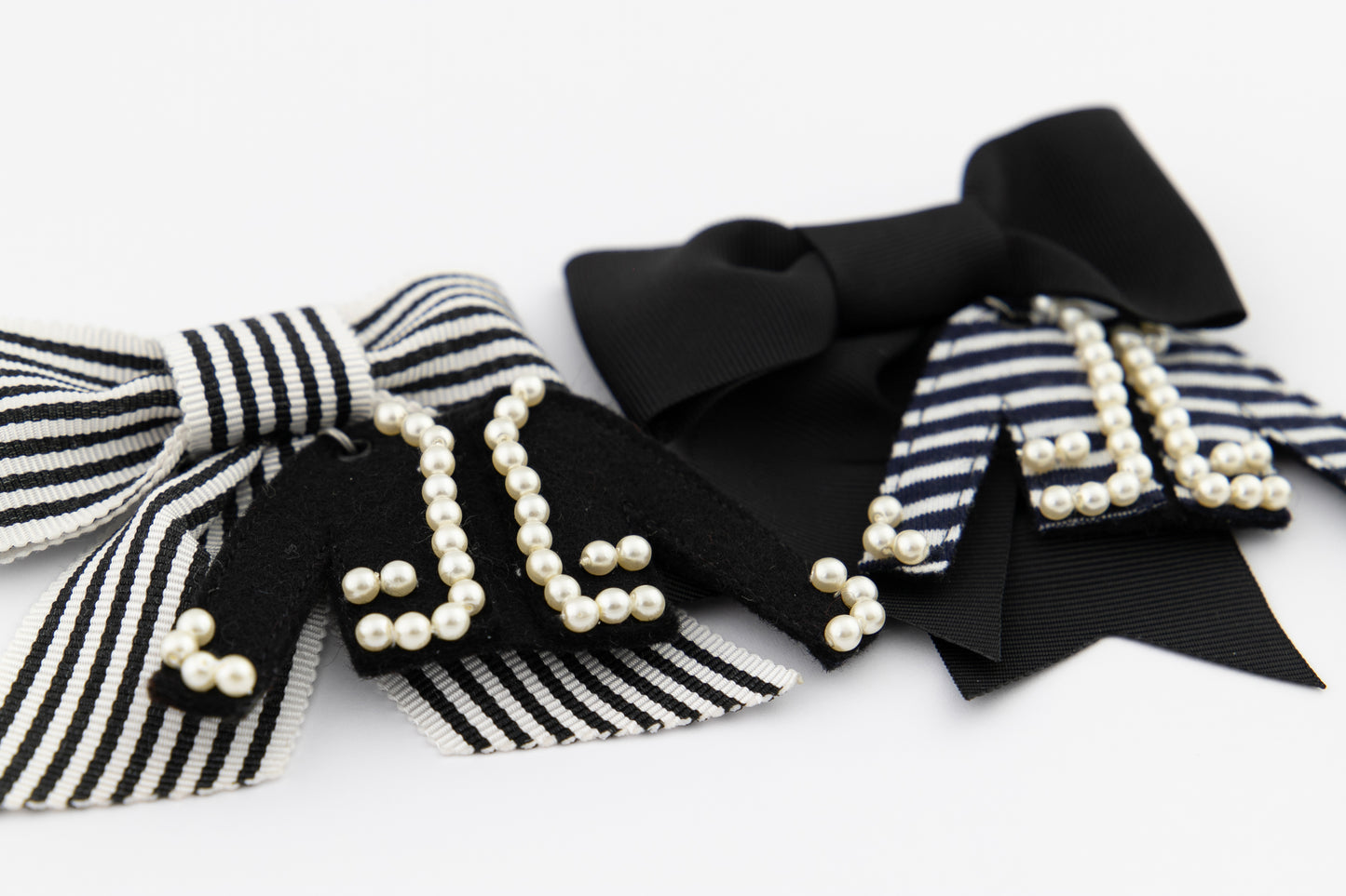 Brooch Coco Pearl Striped