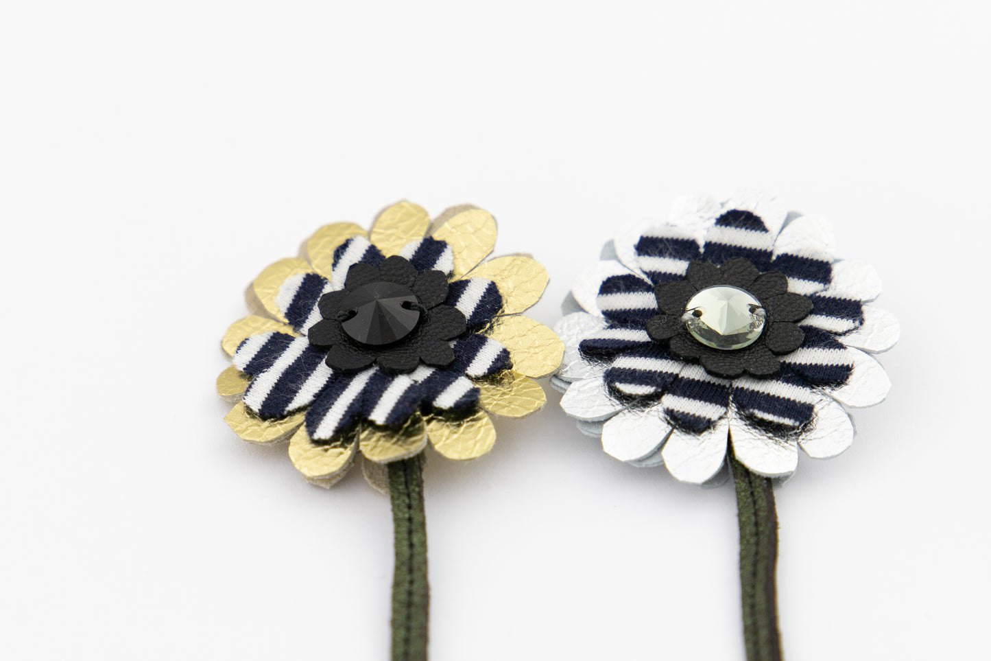 Brooch Flower Marine