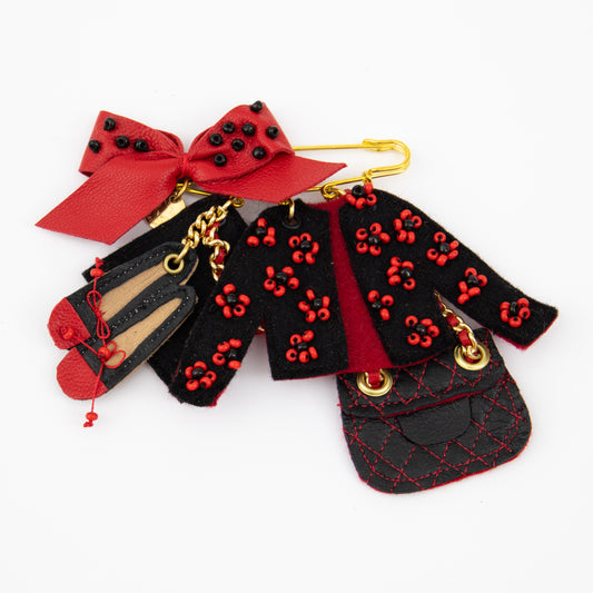 Brooch Romy Ladybug