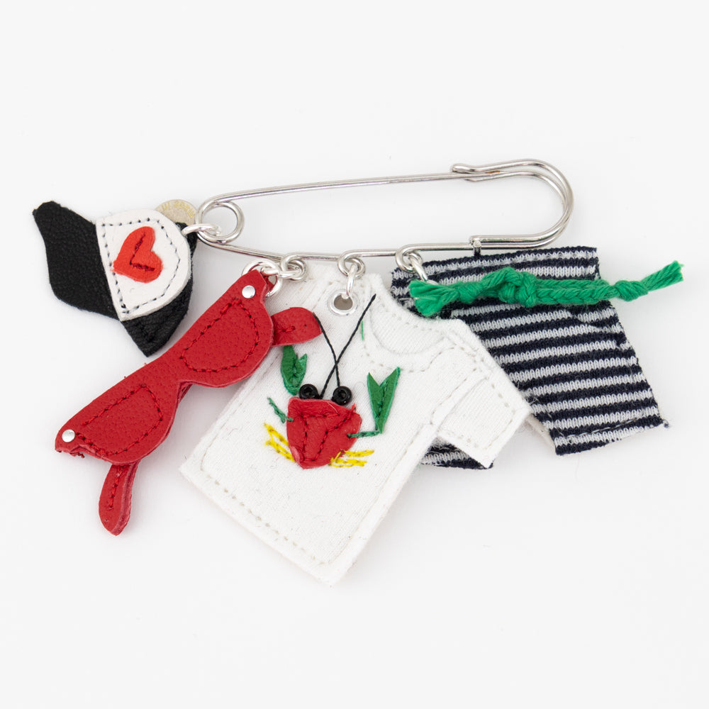 Brooch Marlon Crabe