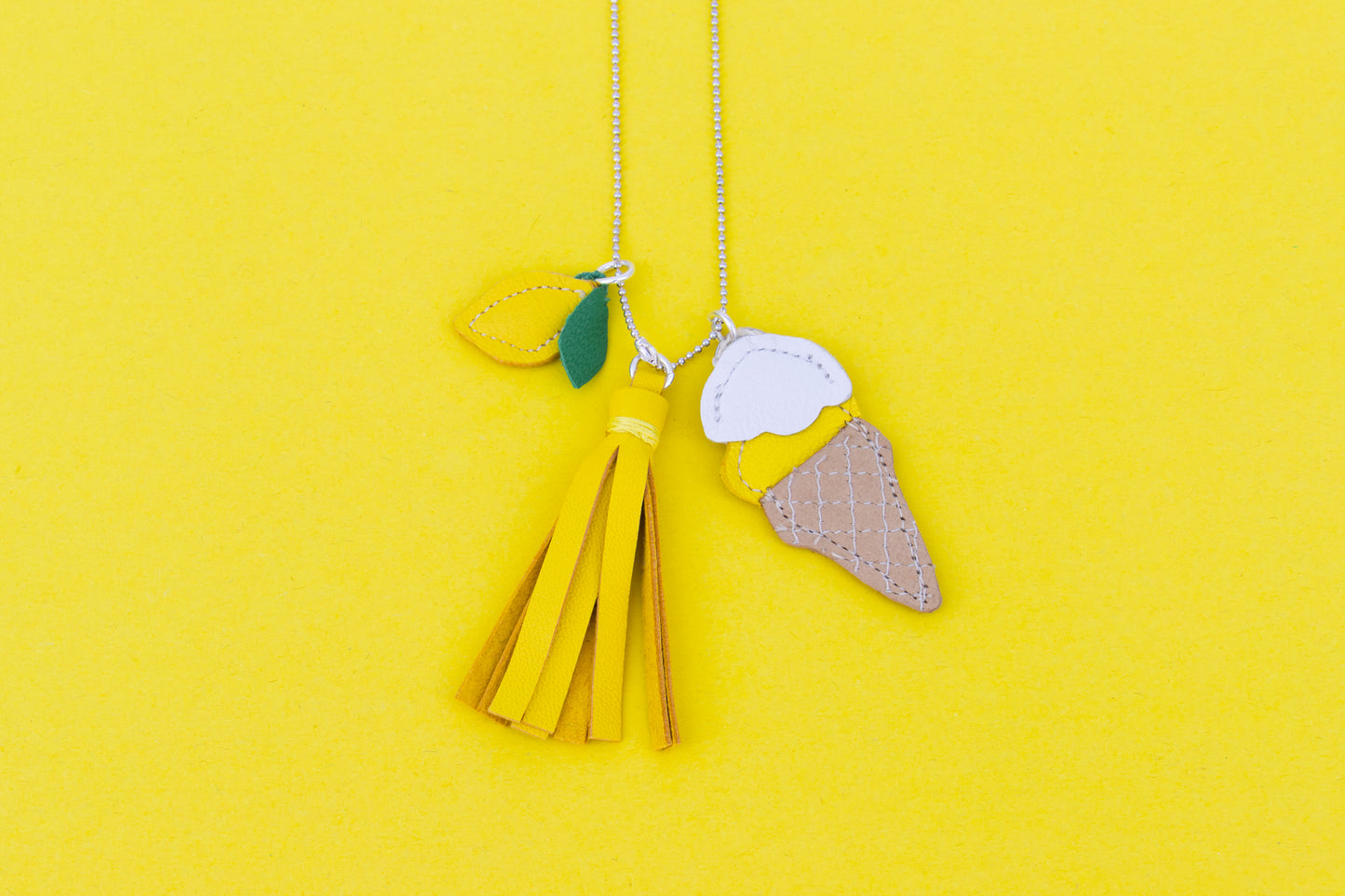 Necklace Icecream Lemon