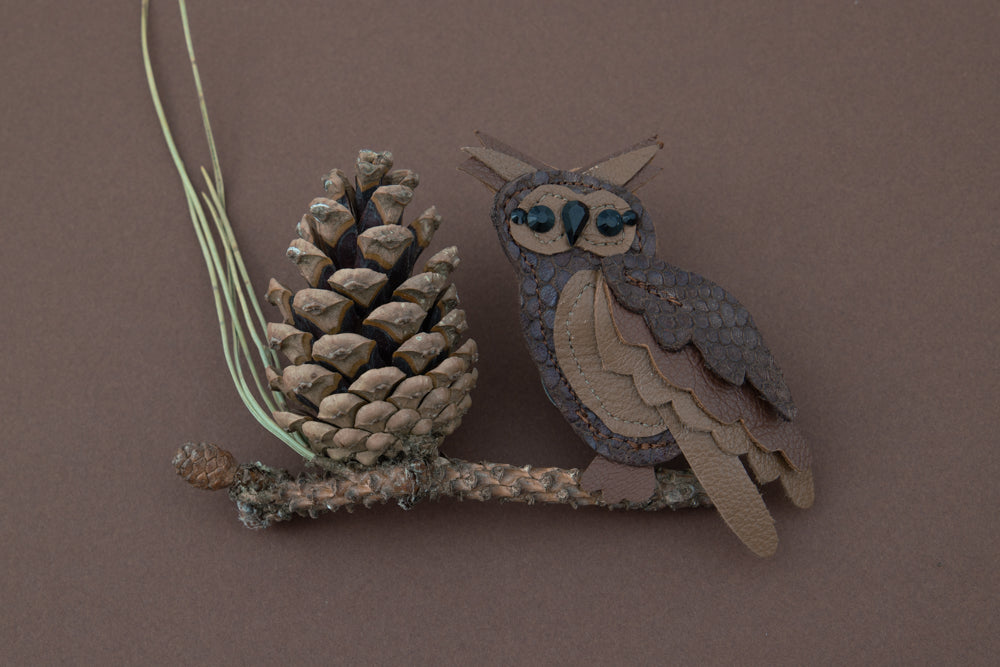 Brooch Owl – Anne-Marie Herckes