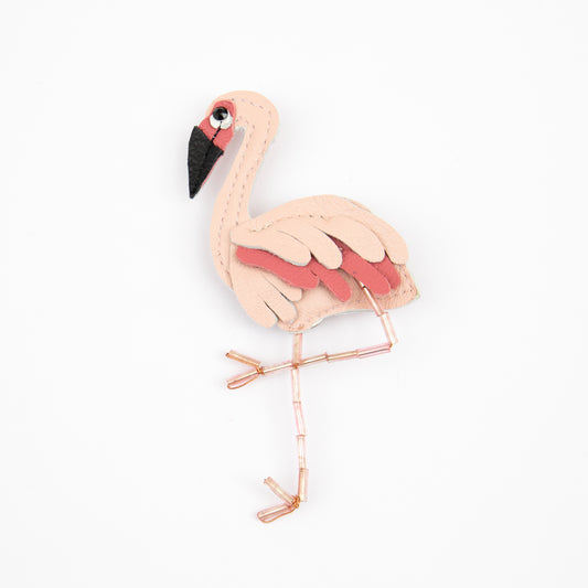 Brooch Flamingo